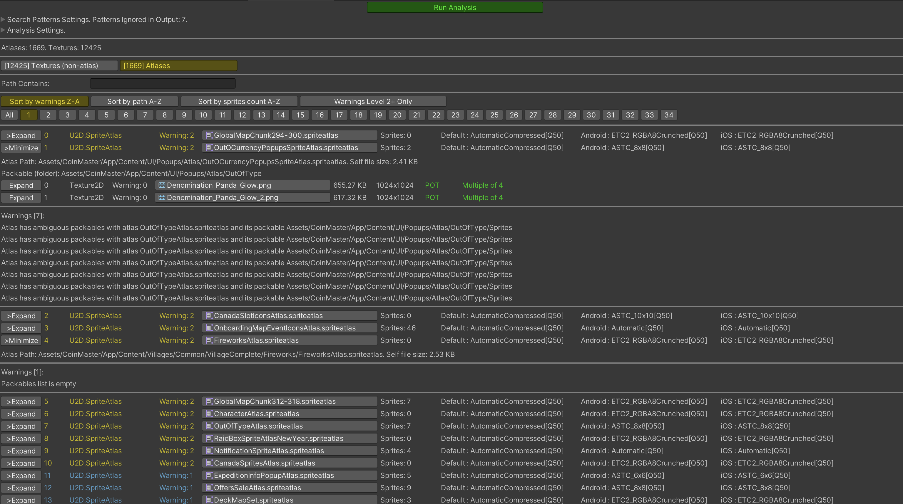Unity Textures Hunter screenshot 1