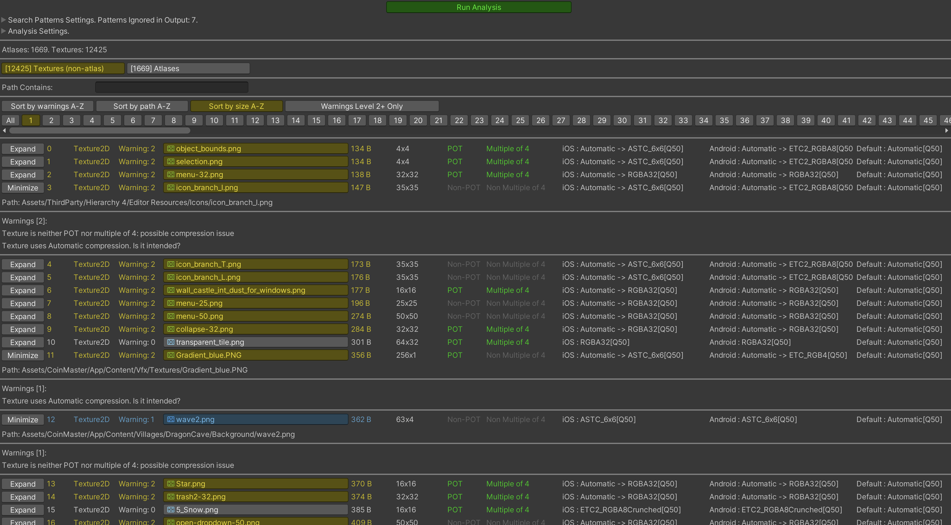 Unity Textures Hunter screenshot 2