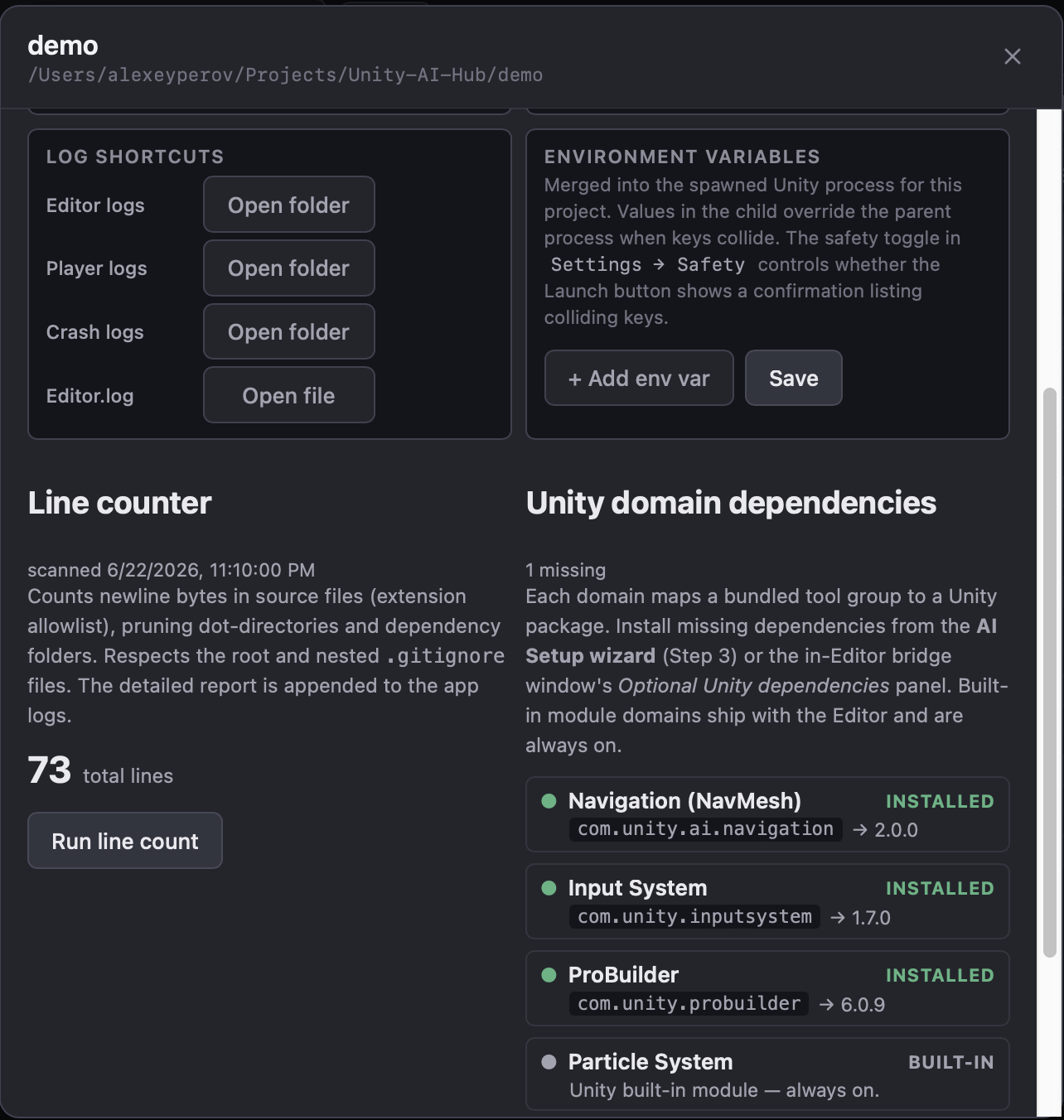 Unity Hub Pro screenshot 3