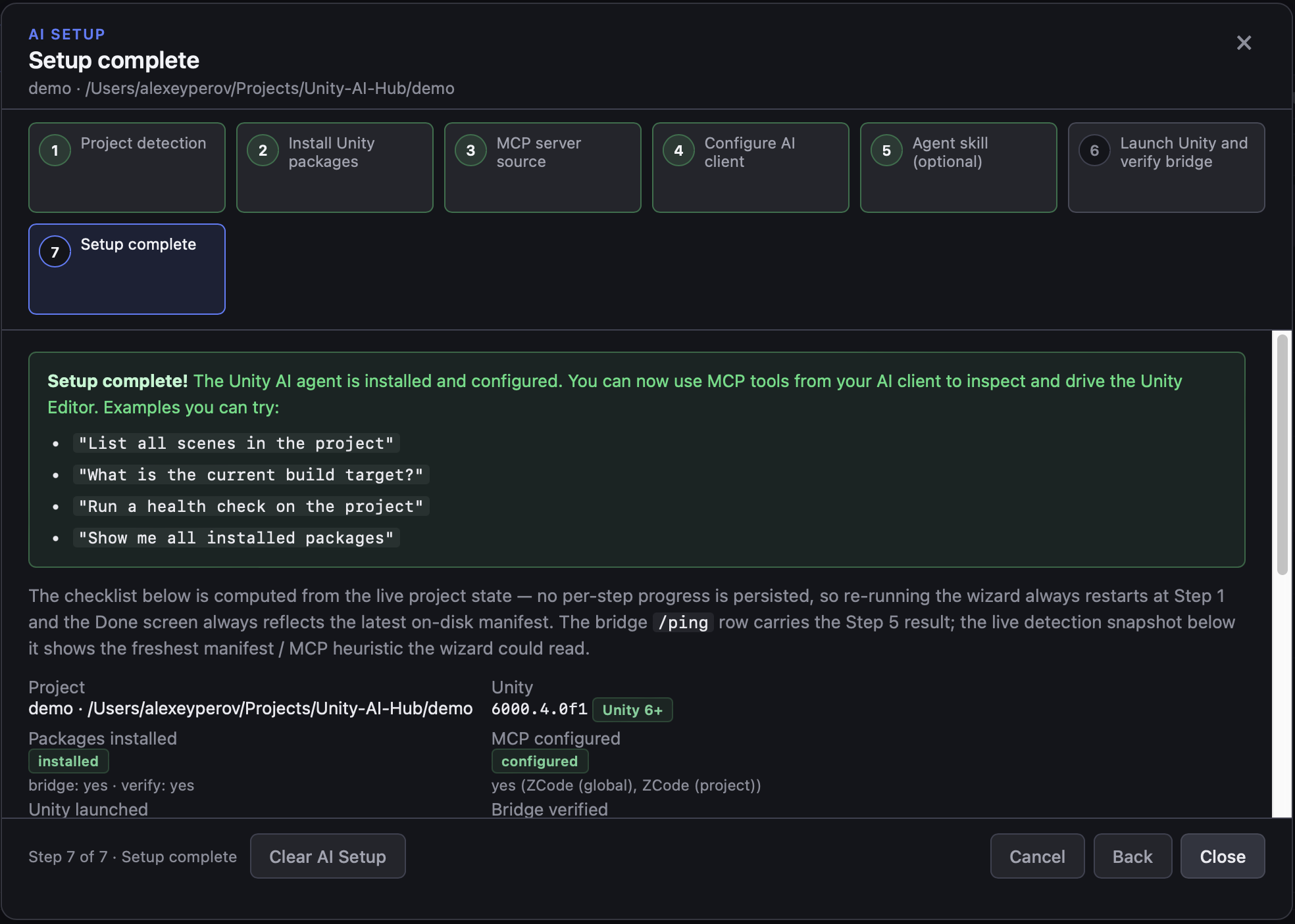Unity Open MCP screenshot 3